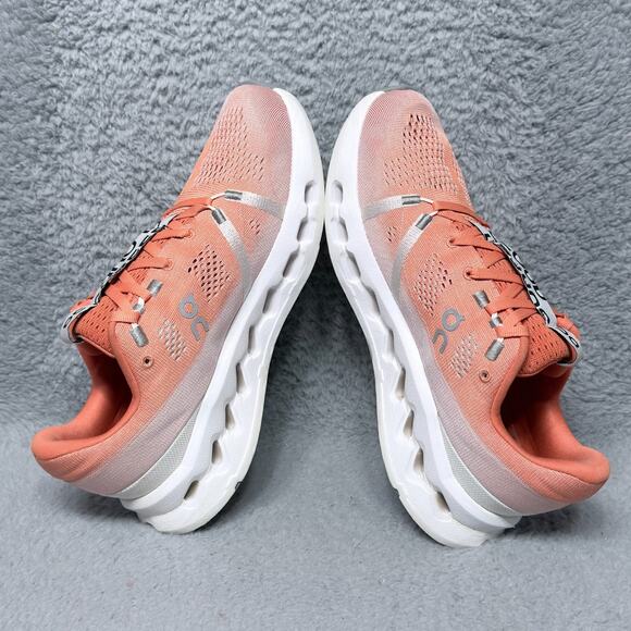 On Running Cloudsurfer Womens Size 8.5 Running Shoes Flame White - Picture 6 of 9